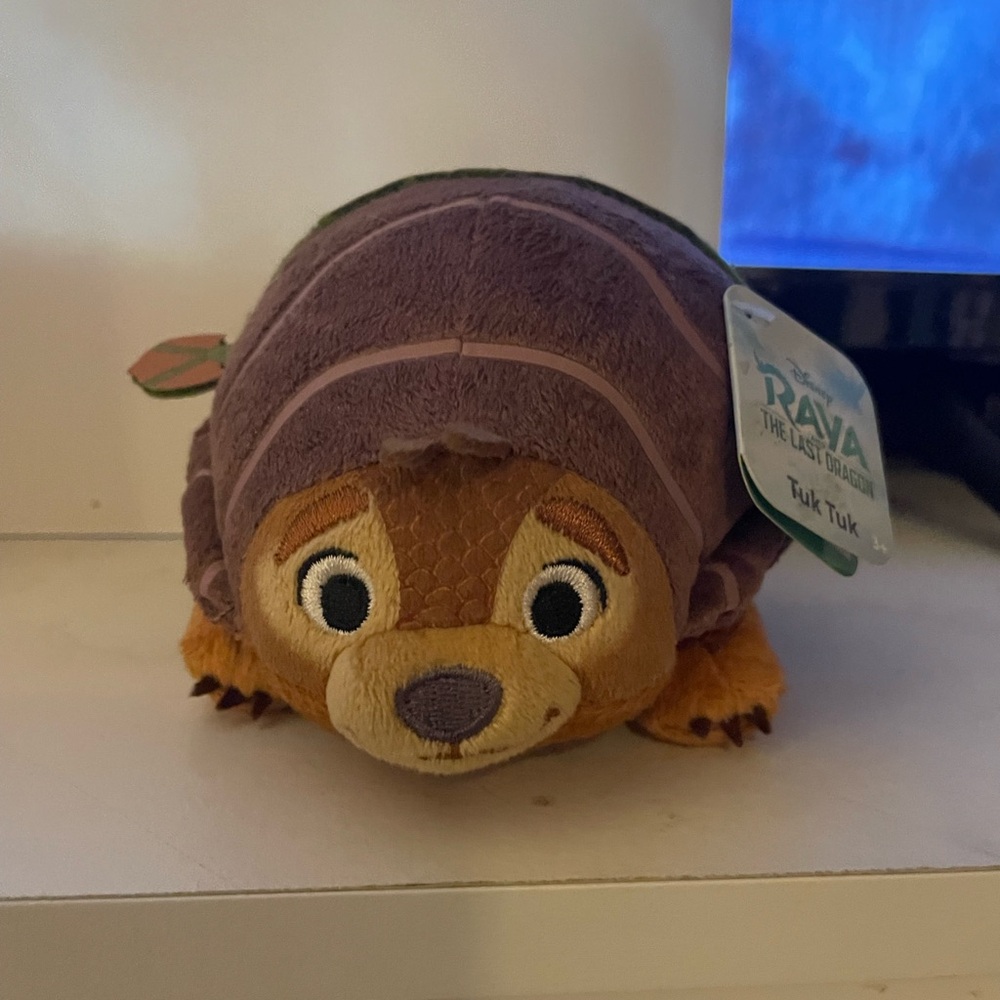 Disney Raya and the Last Dragon Plush Toy with Purple and Brown